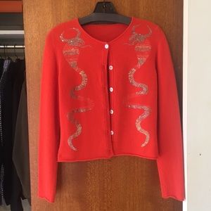 Pretty cashmere cardigan by Lucien Pellat-finet